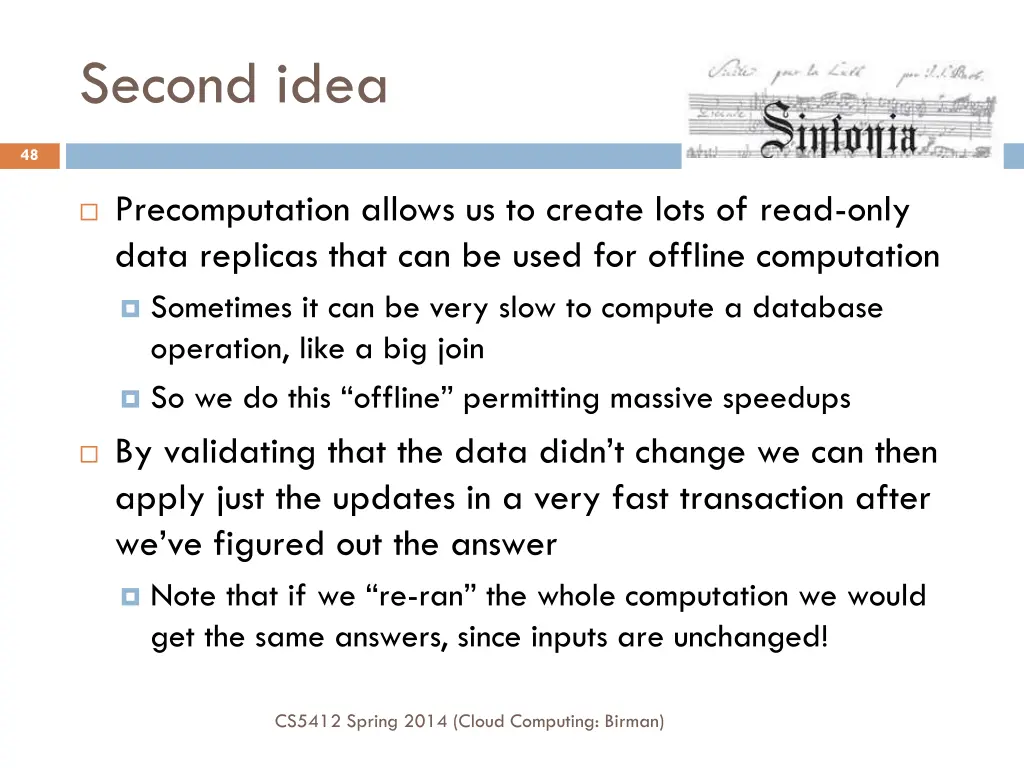 second idea