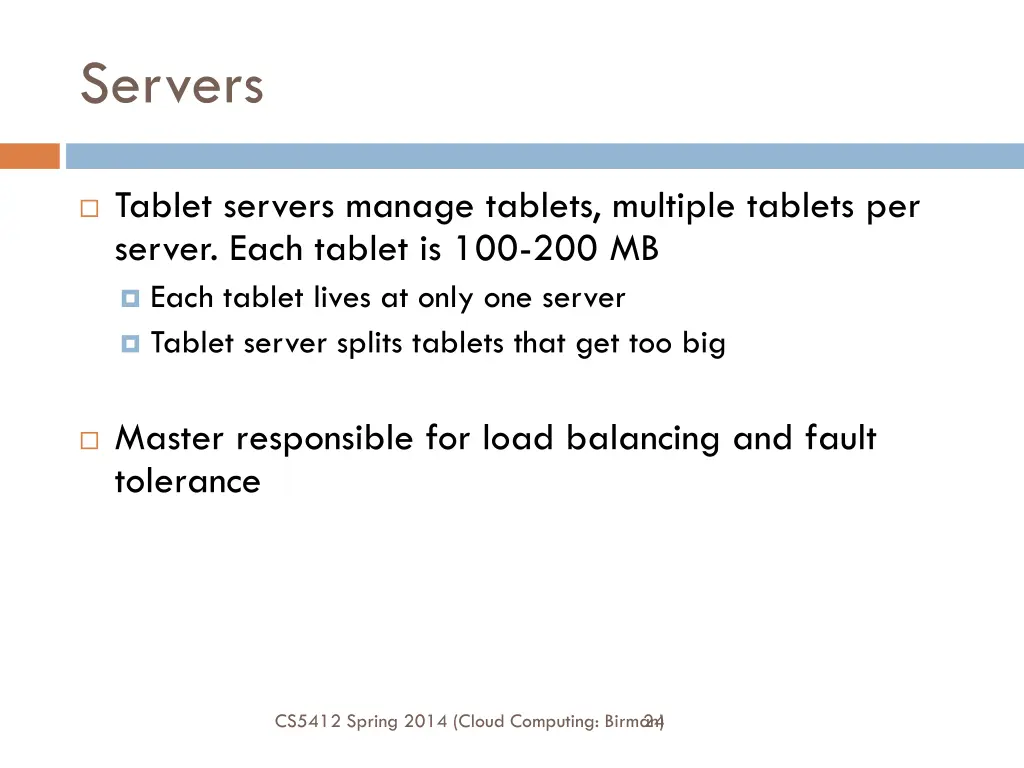 servers