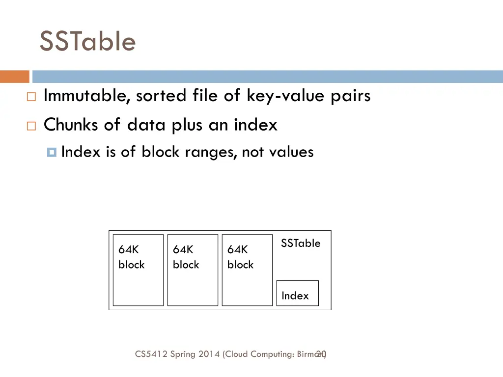 sstable