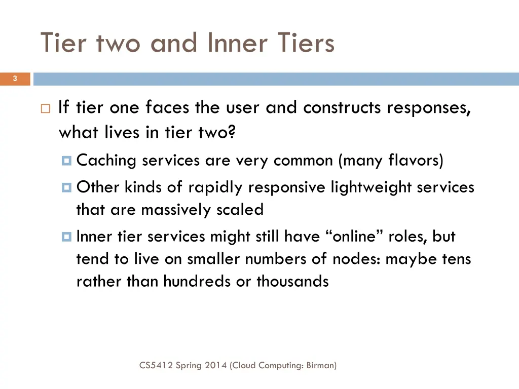 tier two and inner tiers
