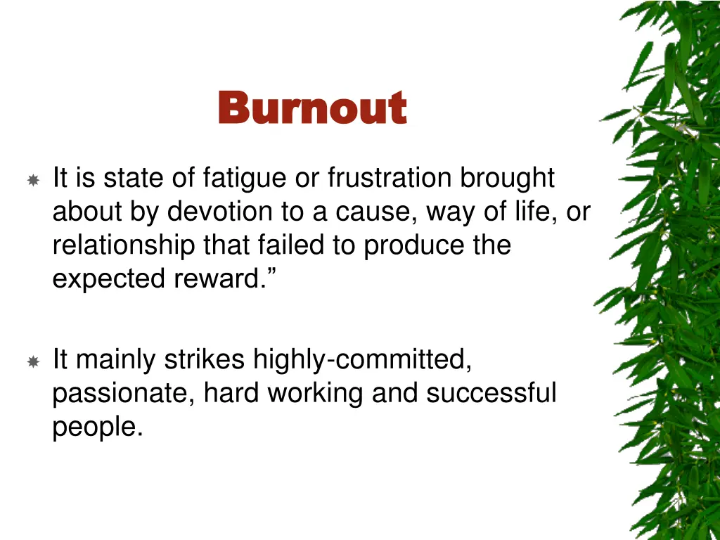 burnout burnout