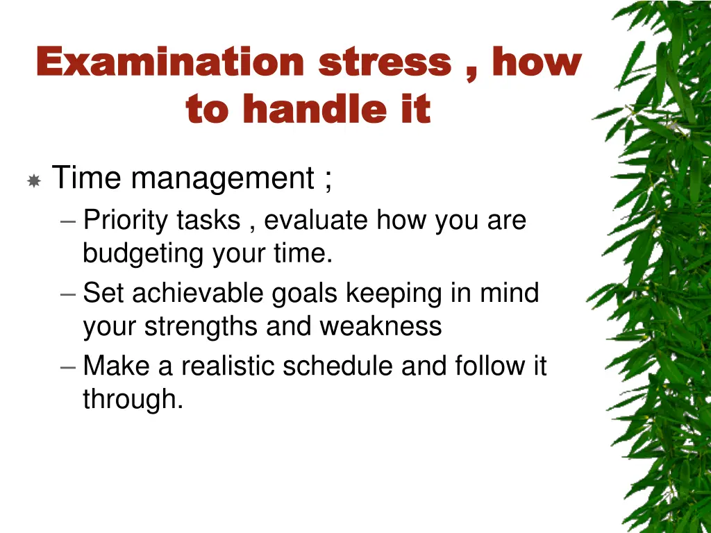 examination stress how examination stress 2