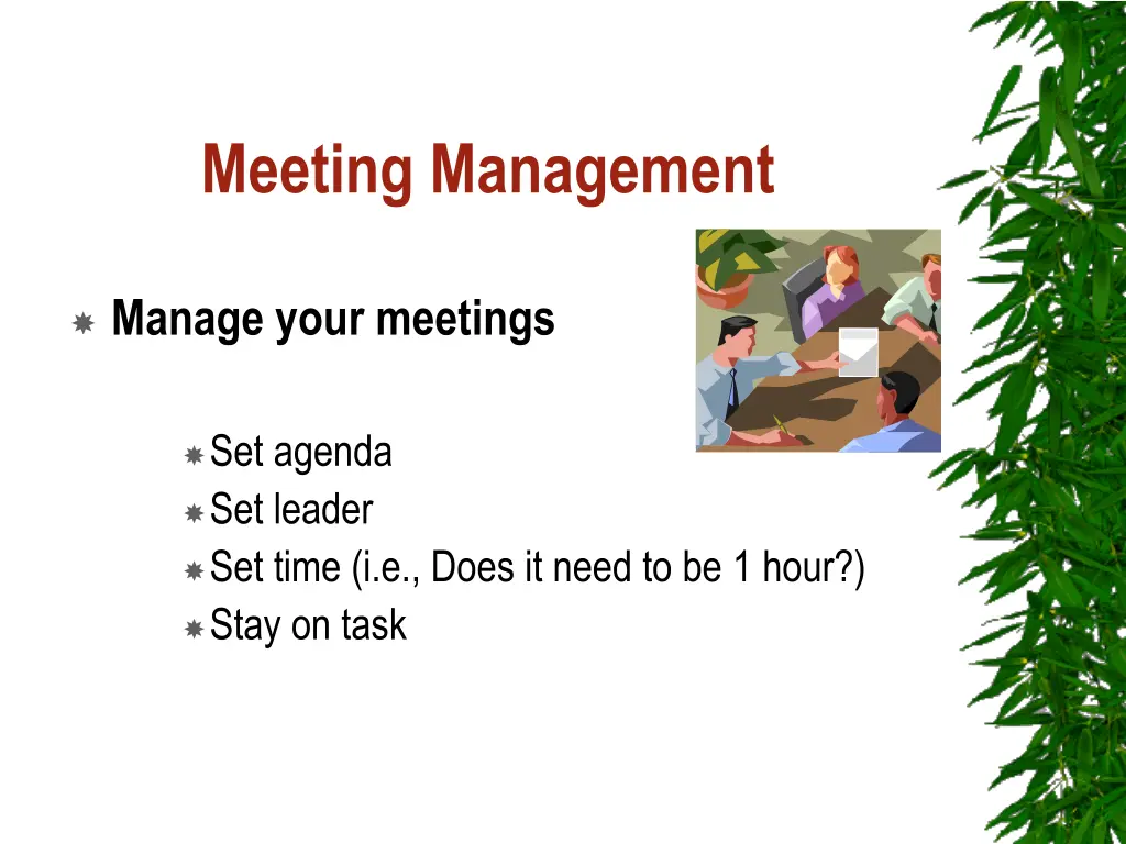 meeting management