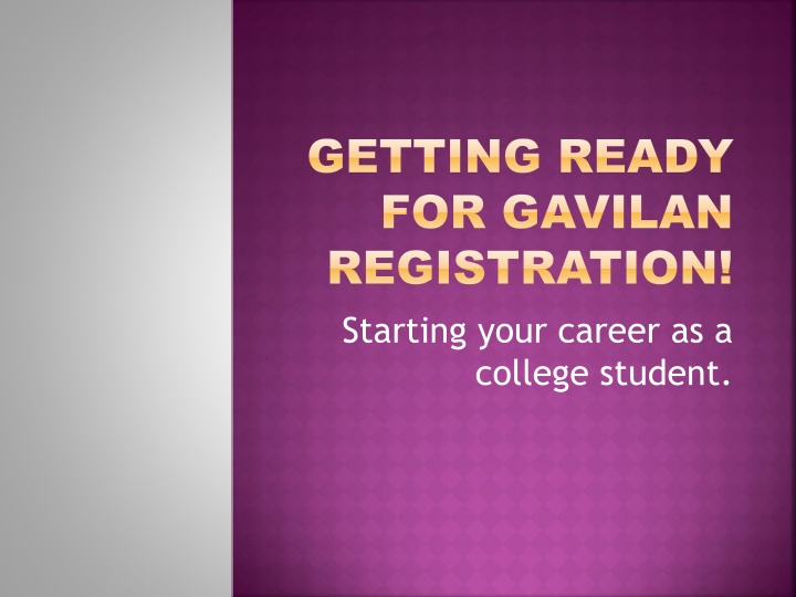 getting ready getting ready for for gavilan