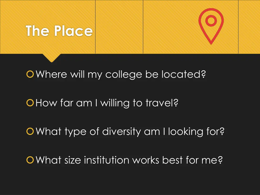 the place