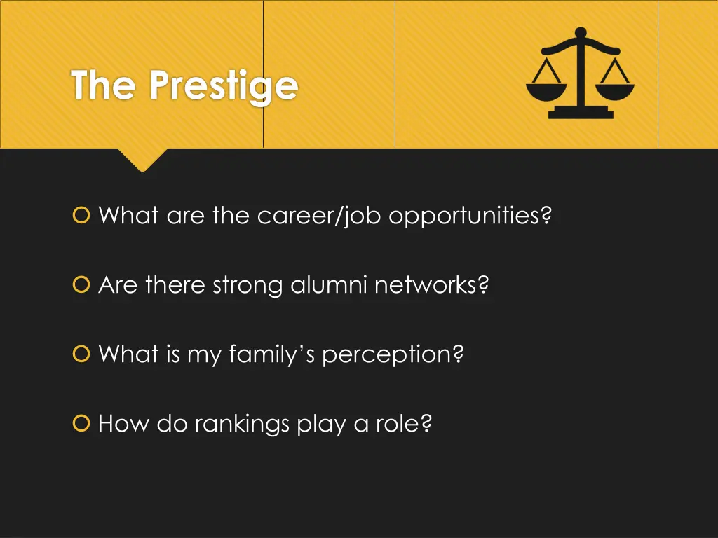the prestige