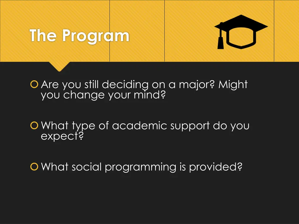 the program