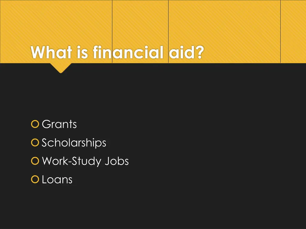what is financial aid
