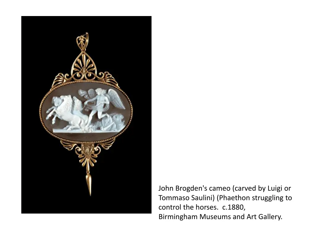 john brogden s cameo carved by luigi or tommaso