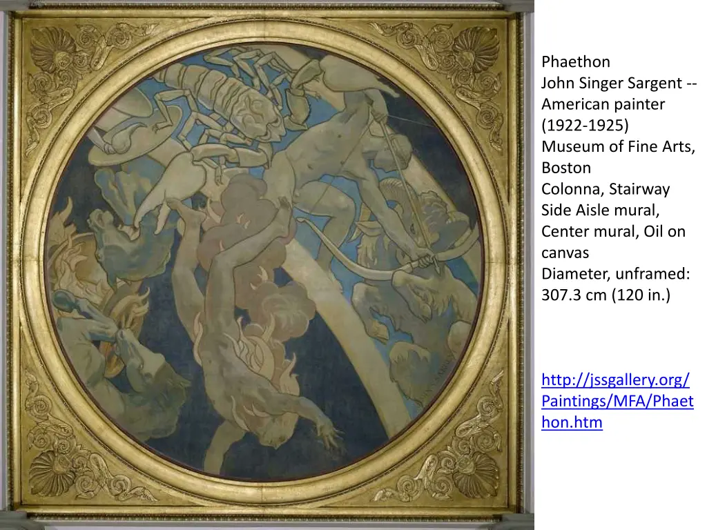 phaethon john singer sargent american painter