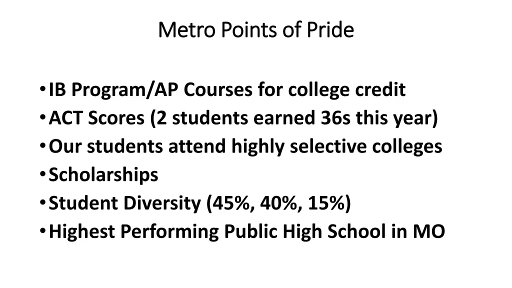 metro points of pride metro points of pride