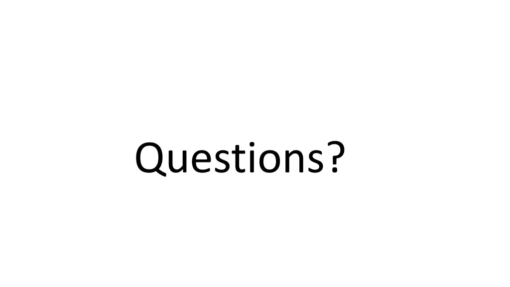 questions
