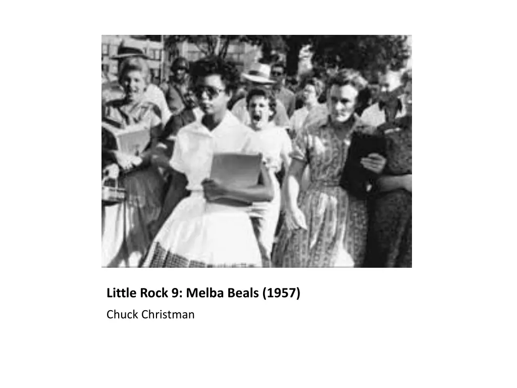 little rock 9 melba beals 1957