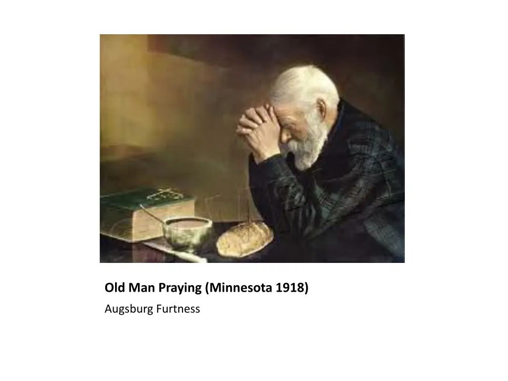 old man praying minnesota 1918