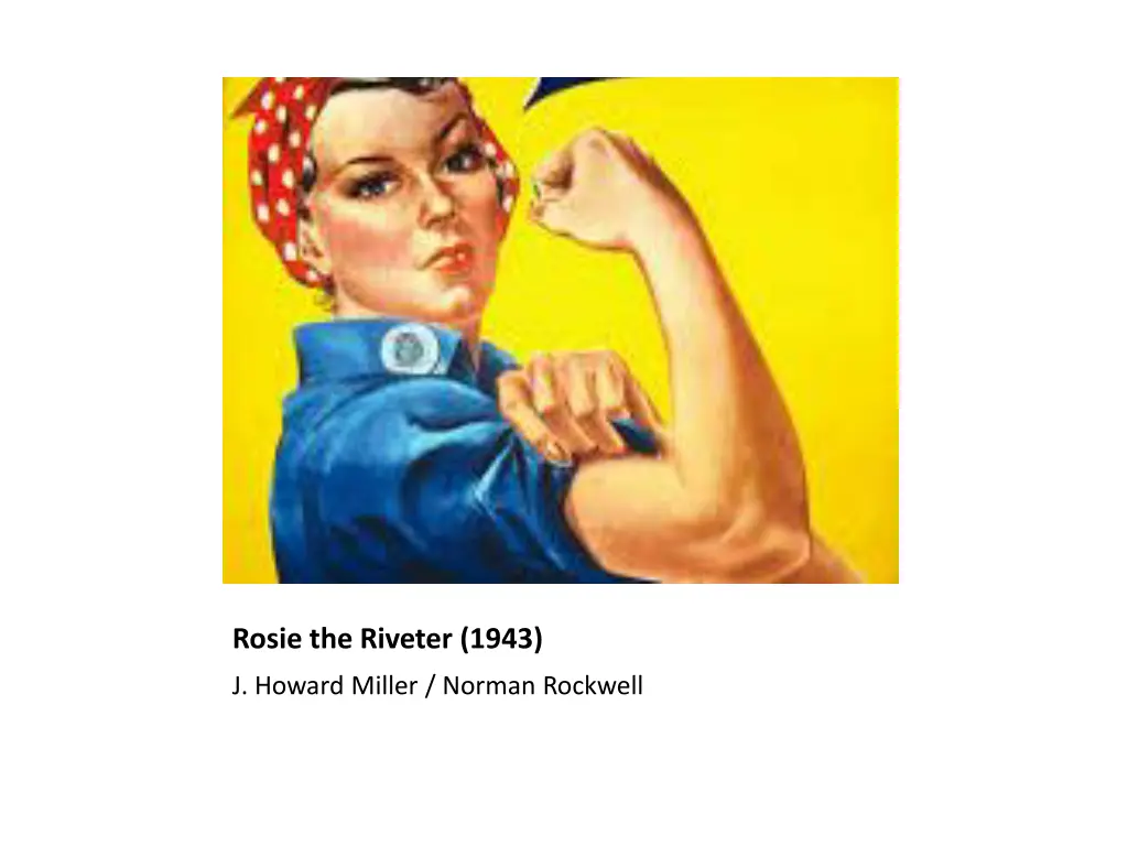 rosie the riveter 1943