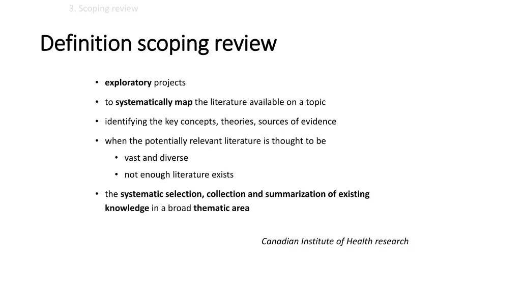 3 scoping review