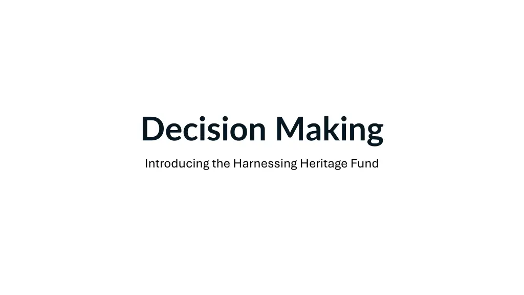 decision making