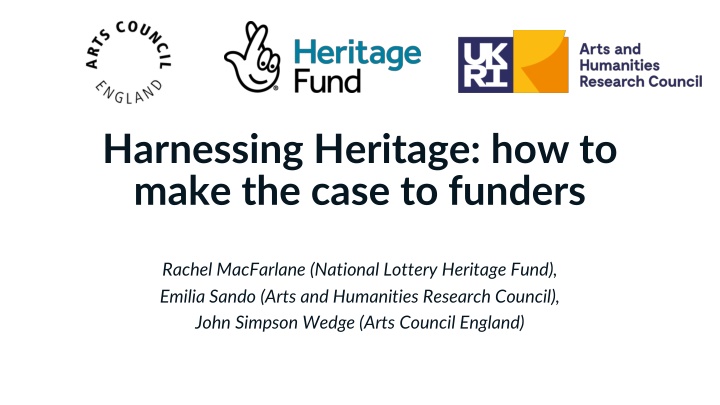 harnessing heritage how to make the case