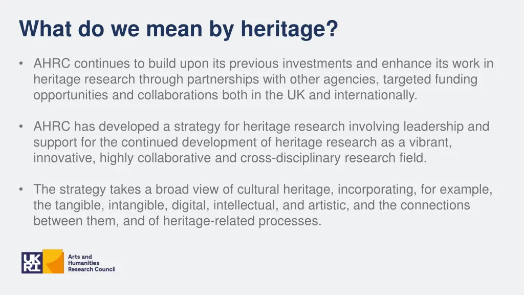 what do we mean by heritage