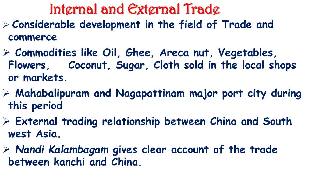 internal and external trade internal and external