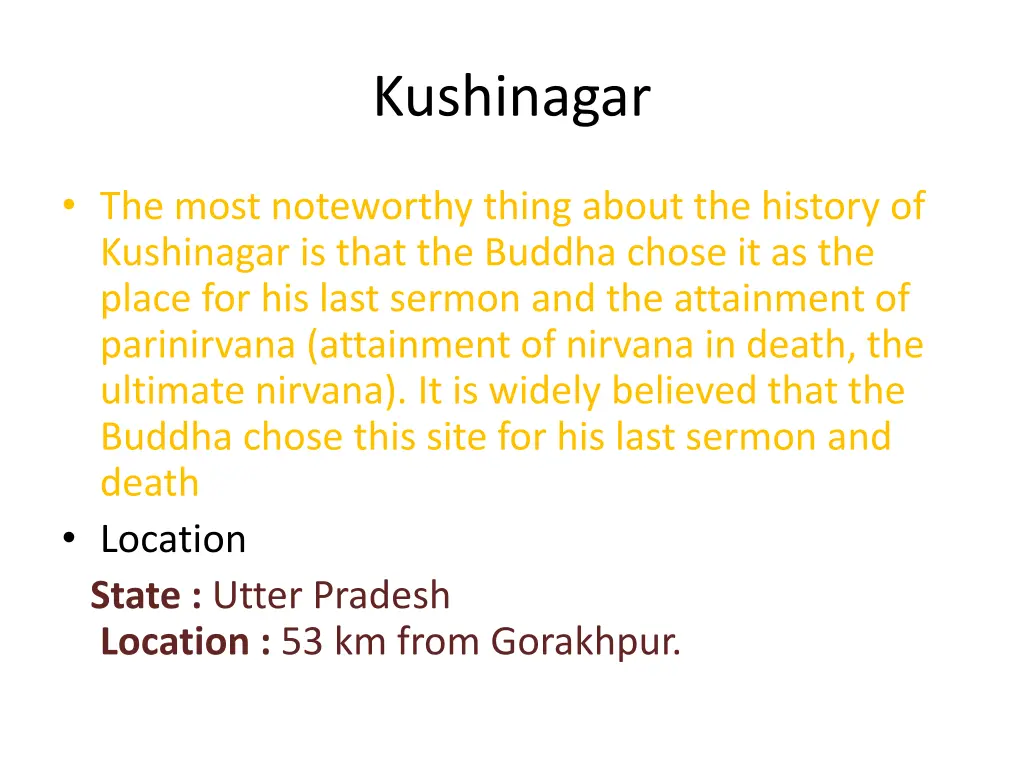 kushinagar