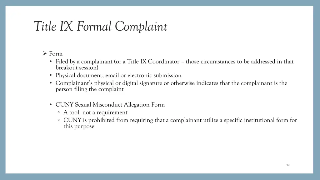 title ix formal complaint 1