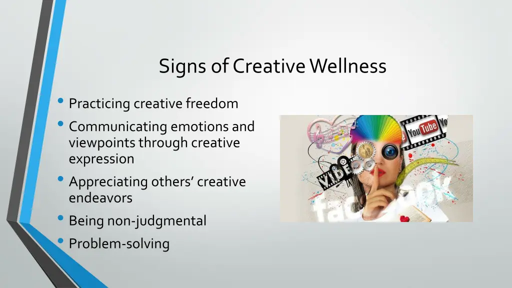 signs of creative wellness practicing creative