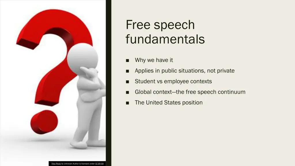 free speech fundamentals 1