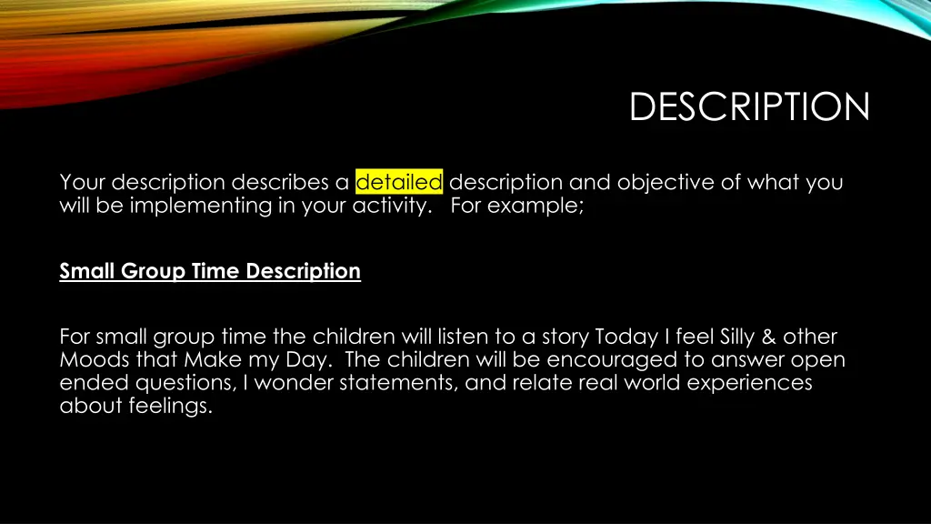 description