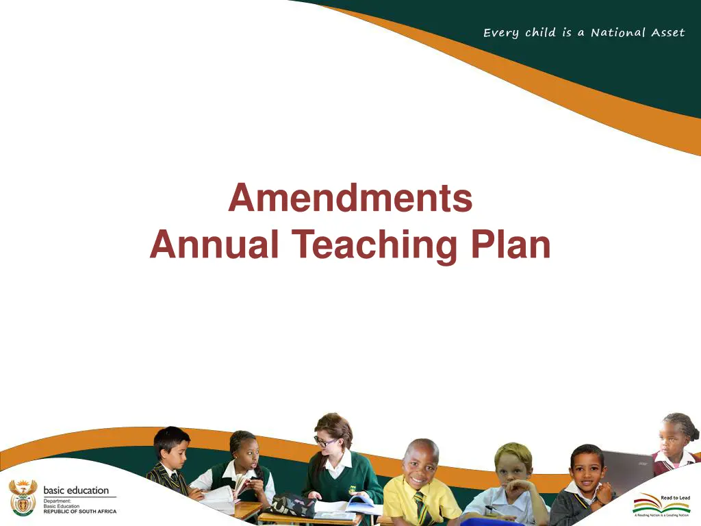 amendments annual teaching plan