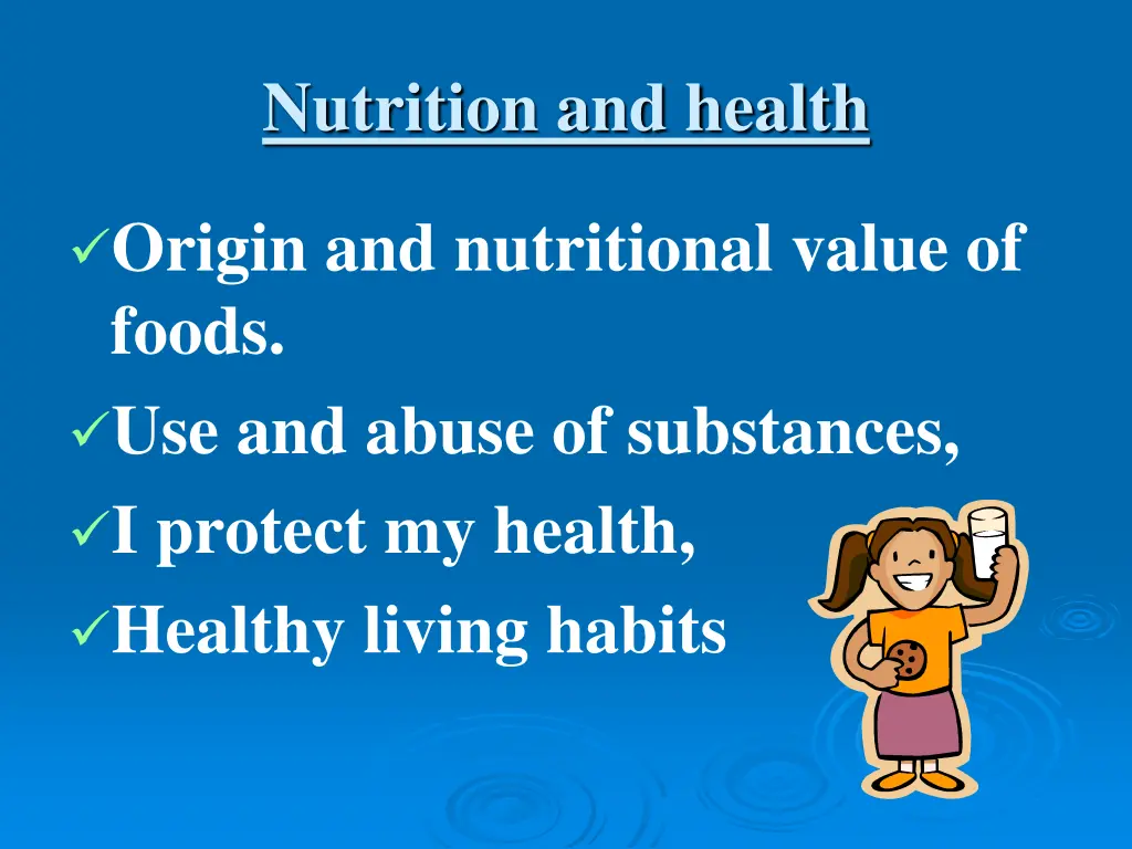nutrition and health