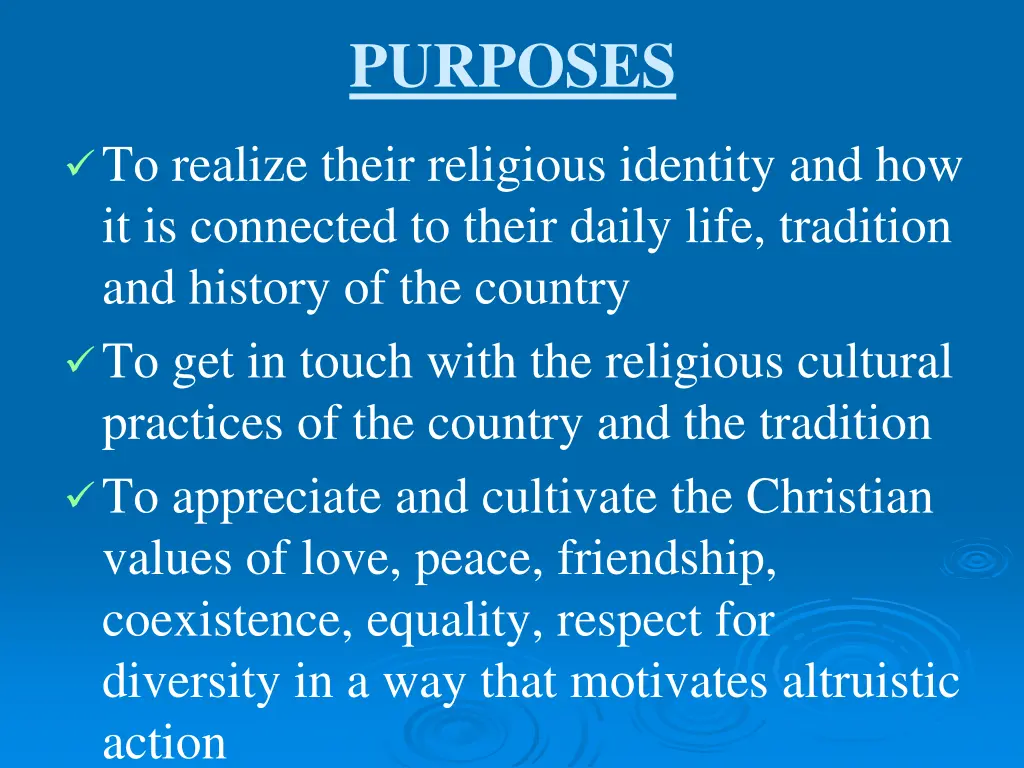 purposes 5
