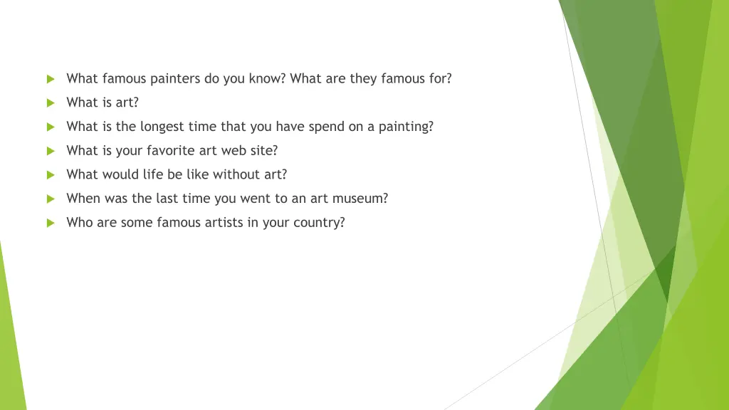 what famous painters do you know what are they