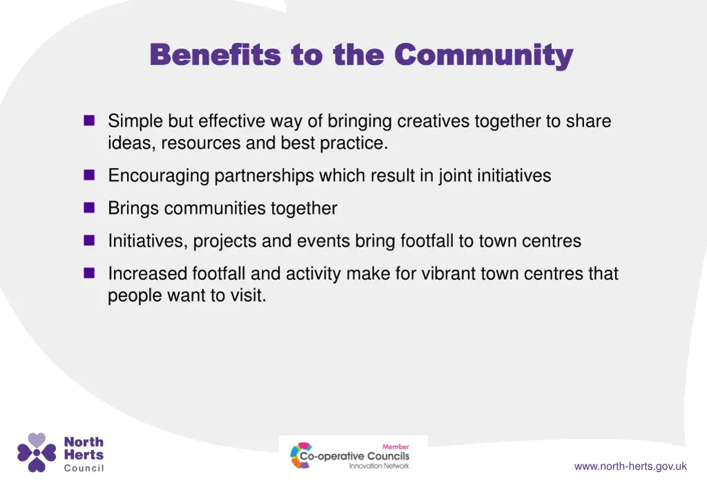 benefits to the community benefits