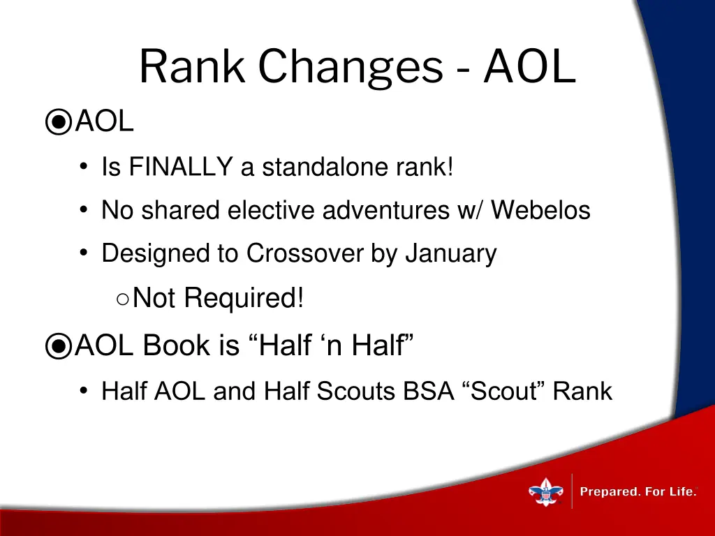 rank changes aol
