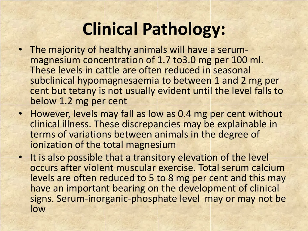 clinical pathology the majority of healthy