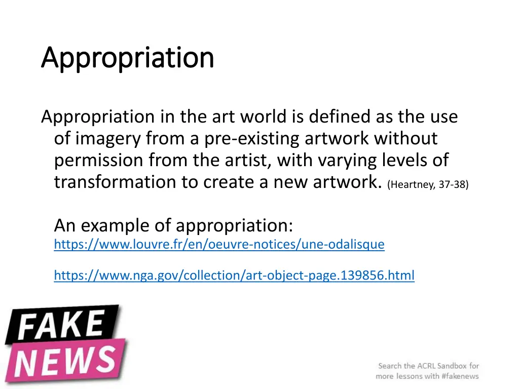 appropriation appropriation