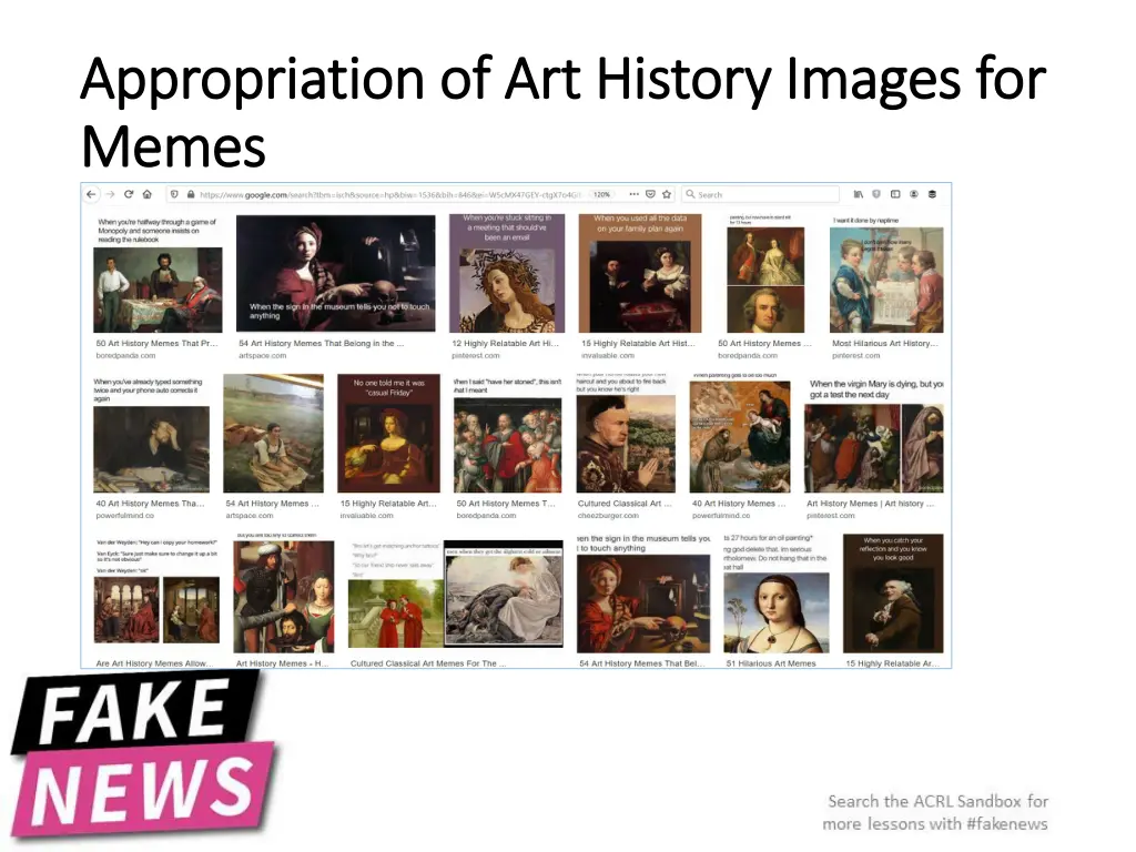 appropriation of art history images