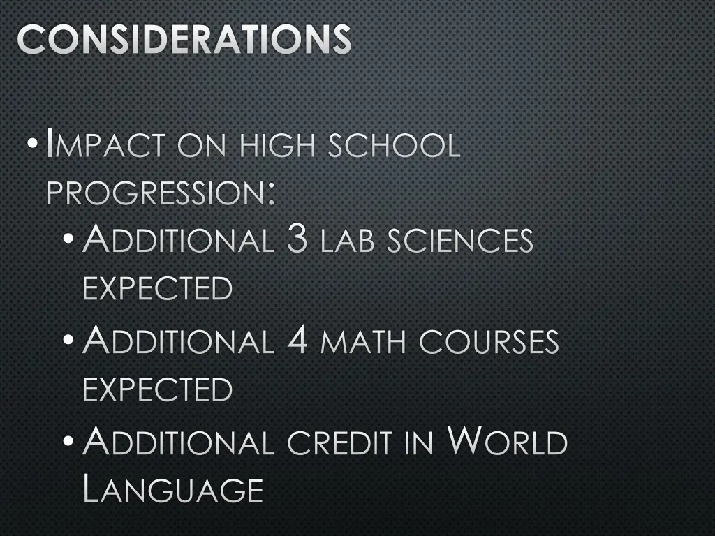 considerations 1