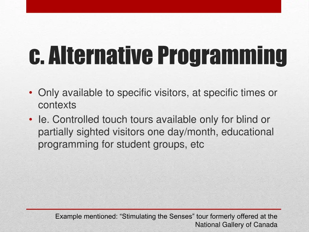 c alternative programming