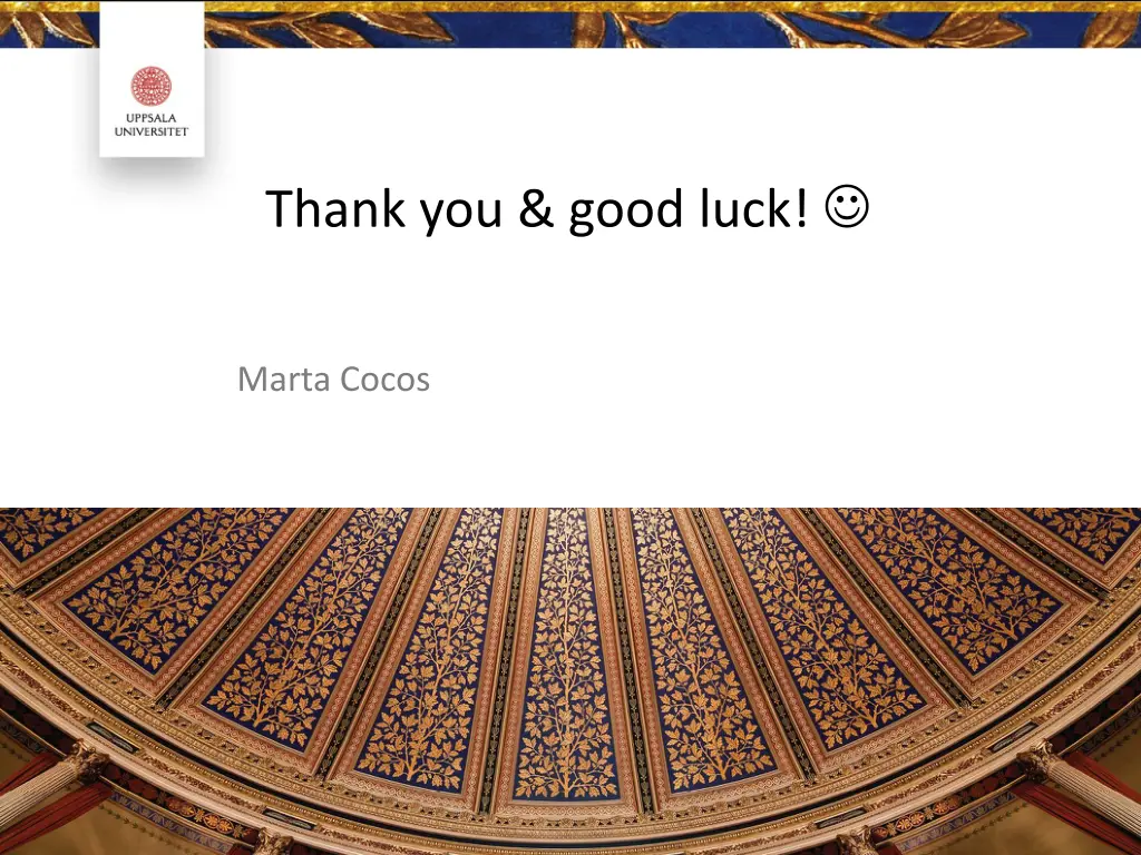 thank you good luck