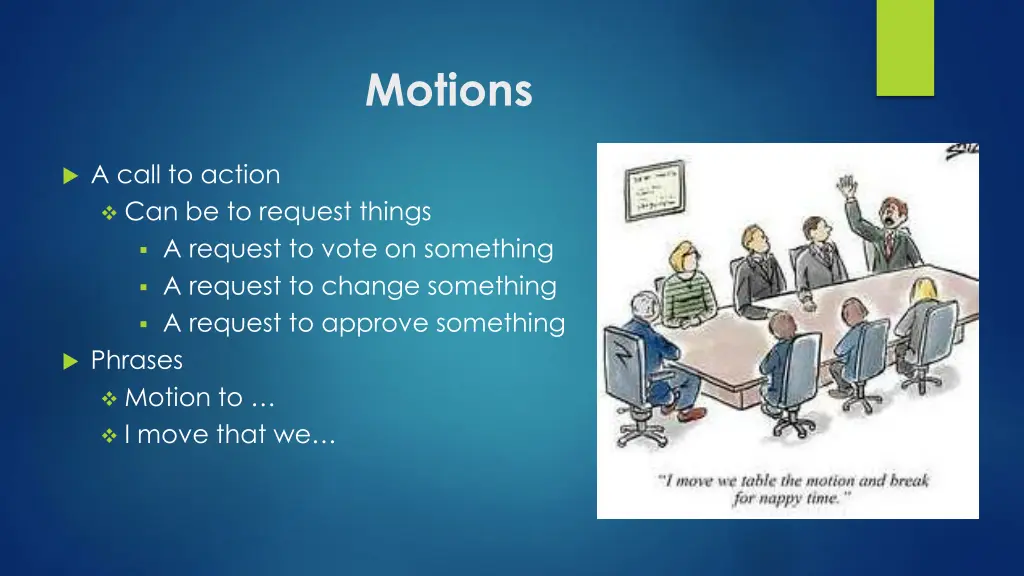 motions 1