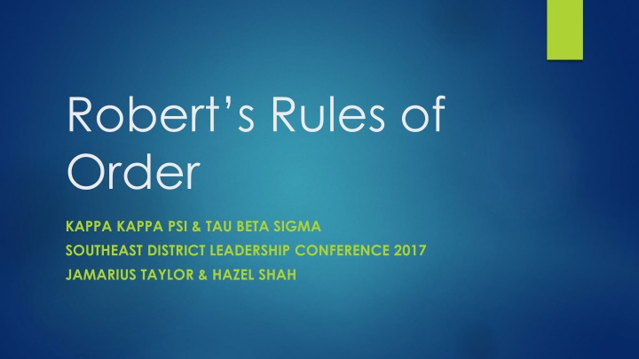 robert s rules of order