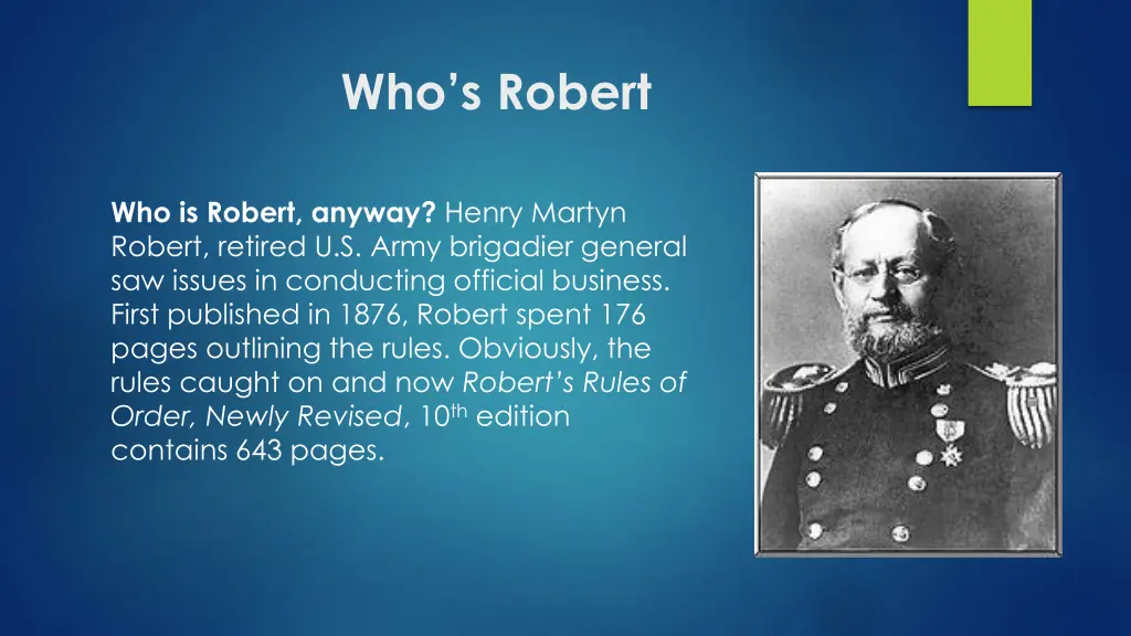 who s robert