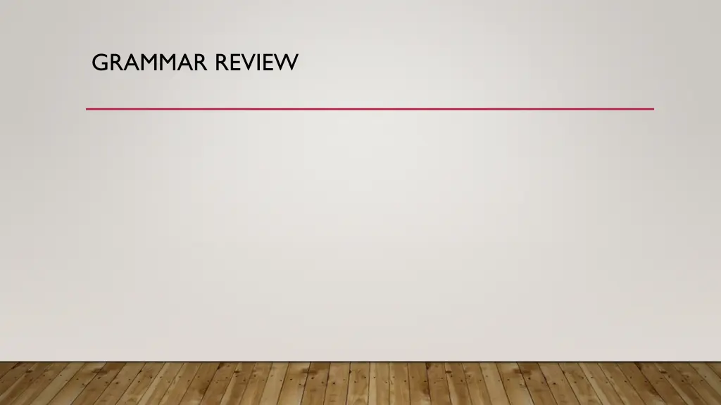 grammar review