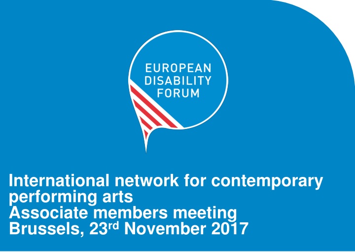 international network for contemporary performing