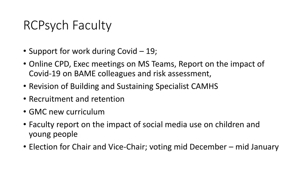 rcpsych faculty
