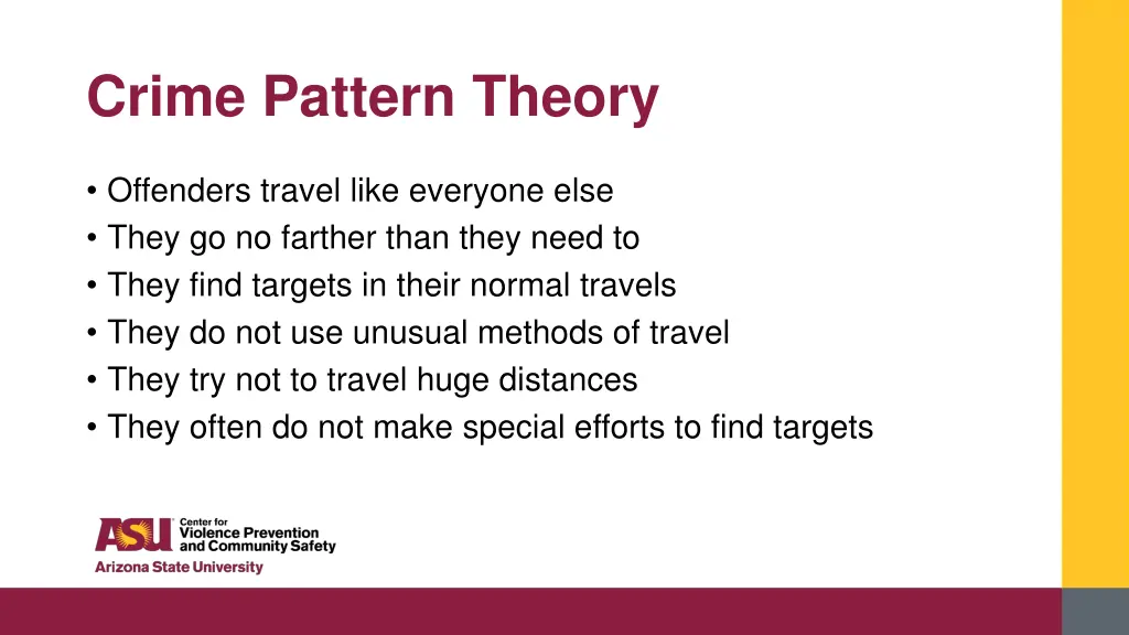 crime pattern theory