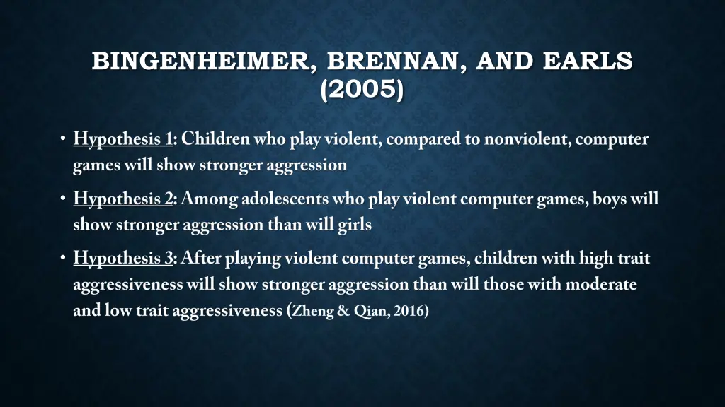 bingenheimer brennan and earls 2005