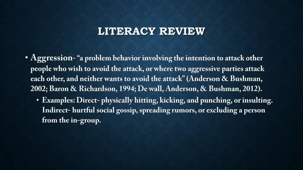 literacy review